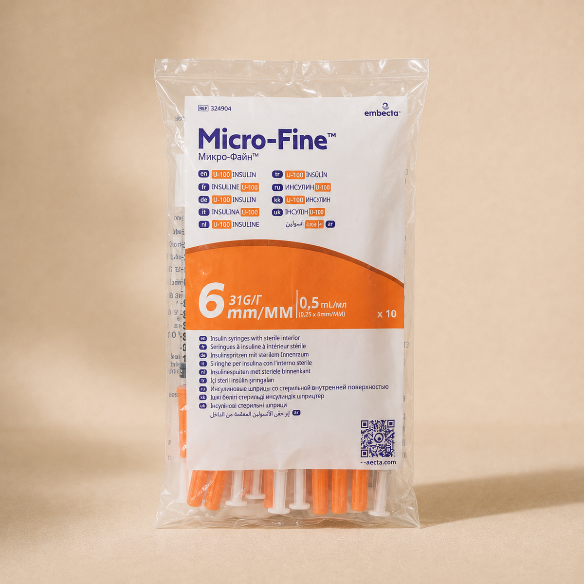 Bloom Health syringe and needle set 31G 6 mm
