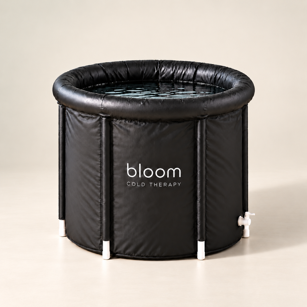 Bloom Ice Core tub photographed on a softly lit warm ivory studio backdrop