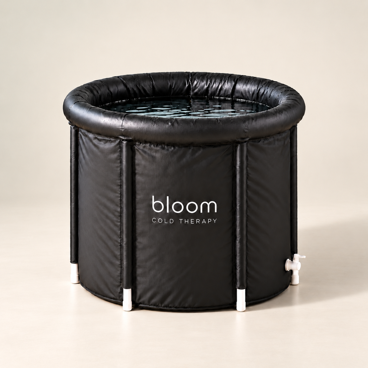 Bloom Ice Core tub photographed on a softly lit warm ivory studio backdrop